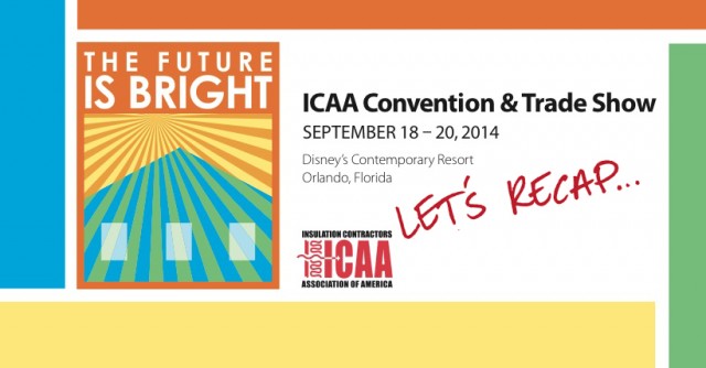 Récapitulation de la convention de l'Insulation Contractors Association of America | via TAPED, le blog d'ECHOtape