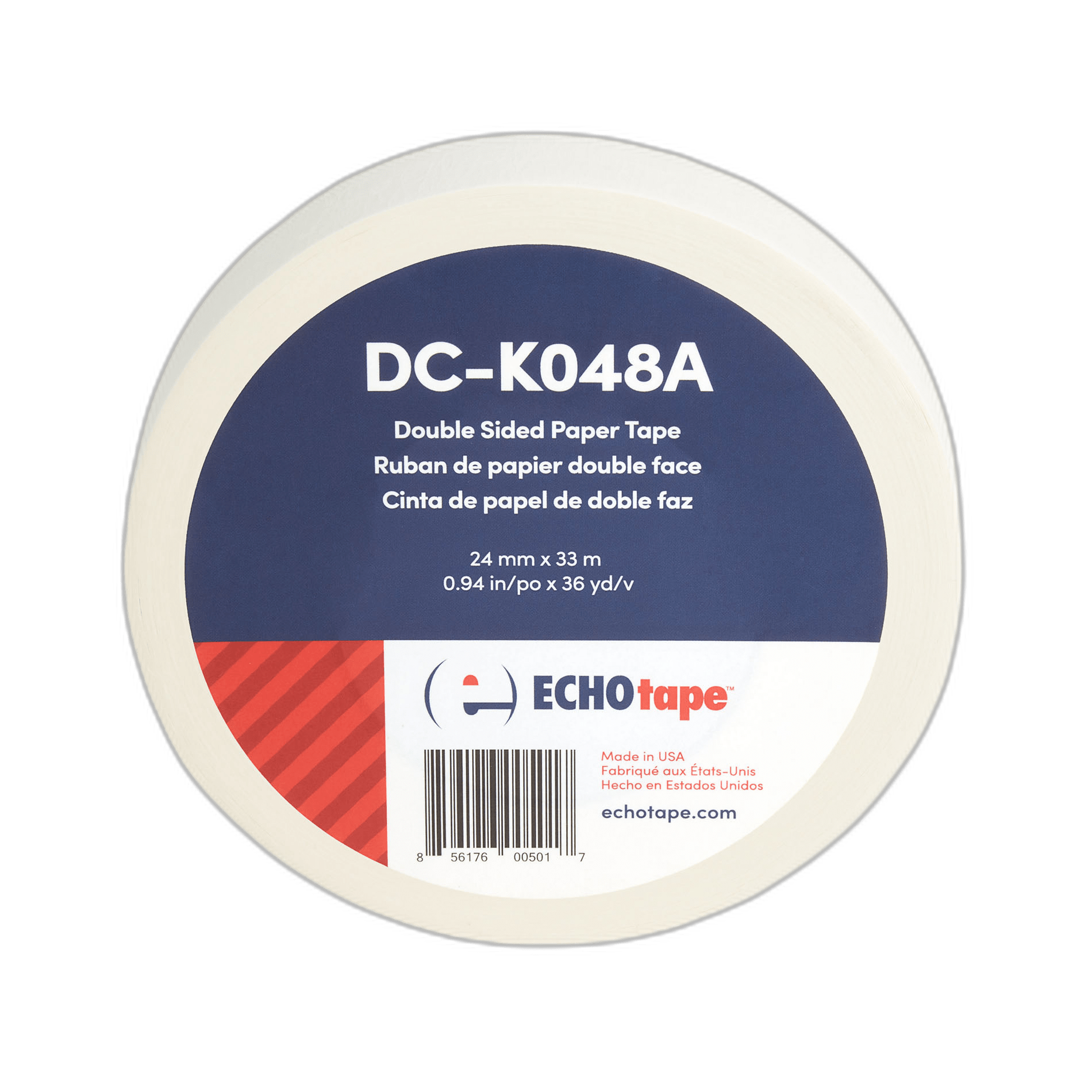 DC-K048A Strong Double Sided Tape For Temporary Hold 24mm Solo Label