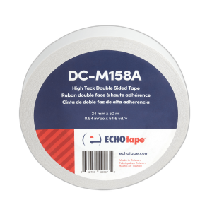 DC-M158A Clear Double Sided Polyester Tape for General Purpose Mounting and Bonding 24mm Solo Labe